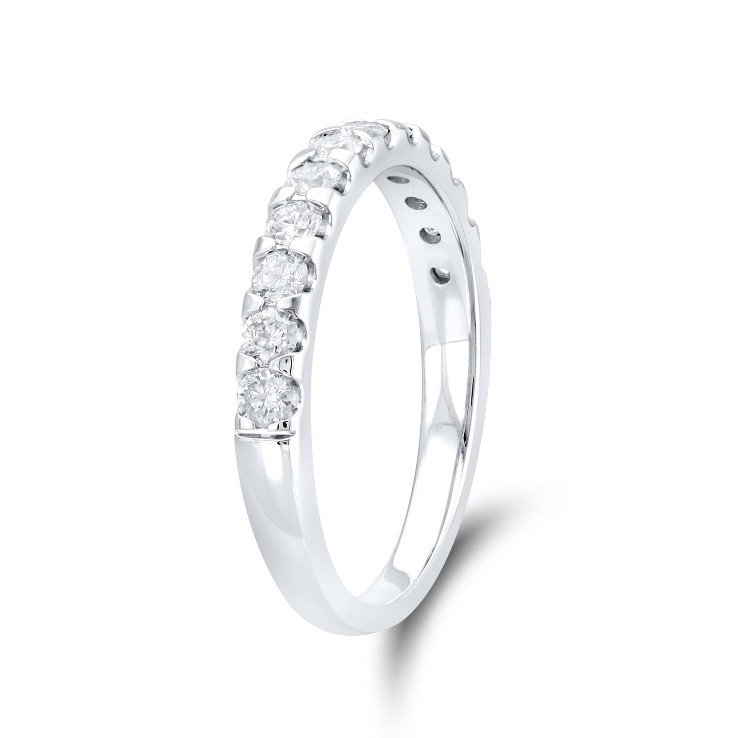 14k white gold 0.60 CTW Ladies Diamond Band