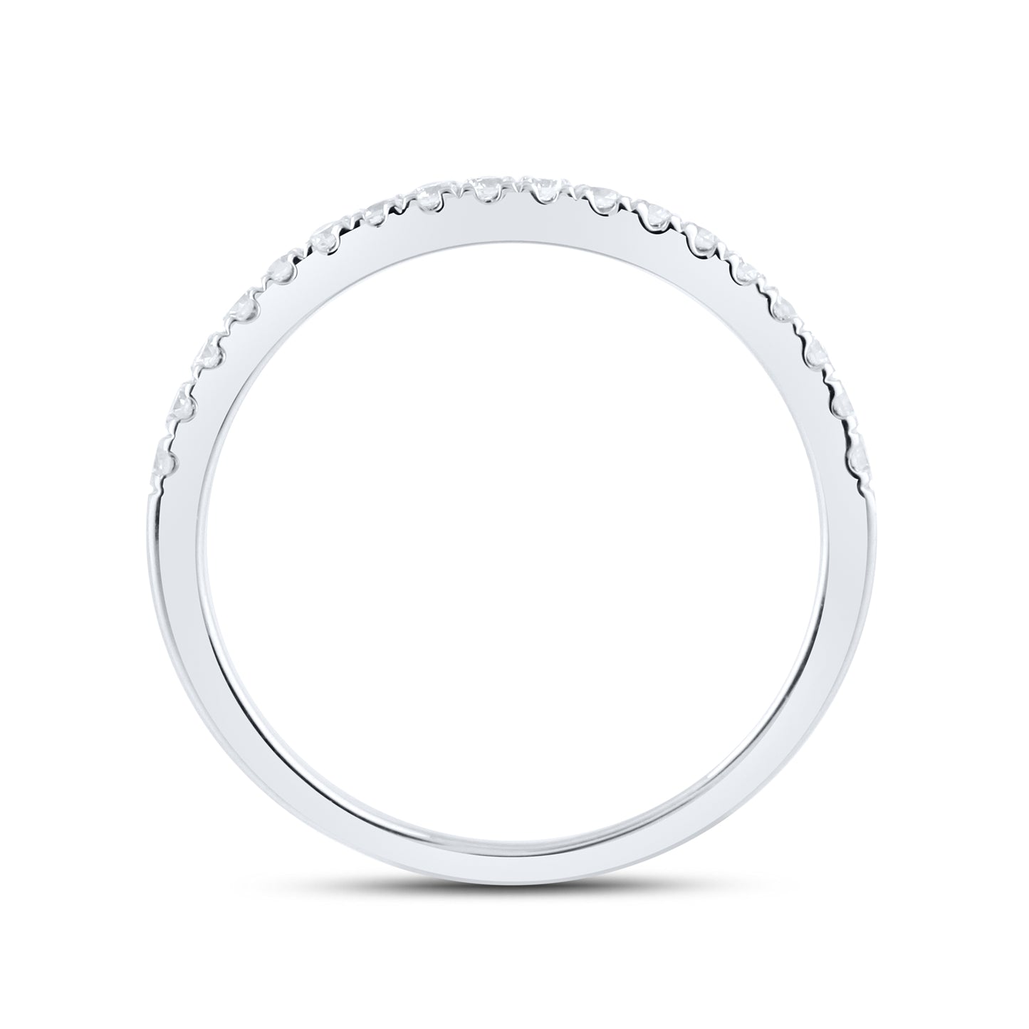 14kt White Gold 1.22 CTW Lab Diamond Bridal Ring Set