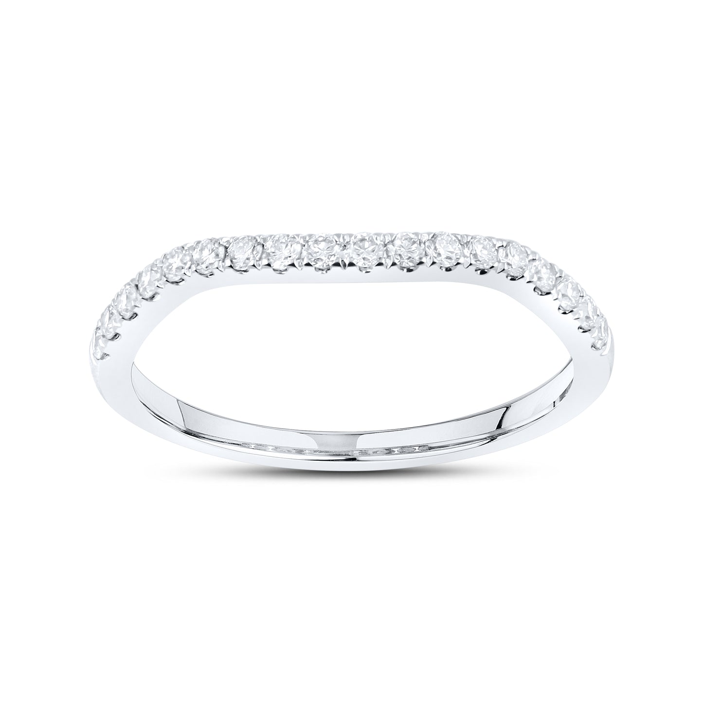 14kt White Gold 1.22 CTW Lab Diamond Bridal Ring Set