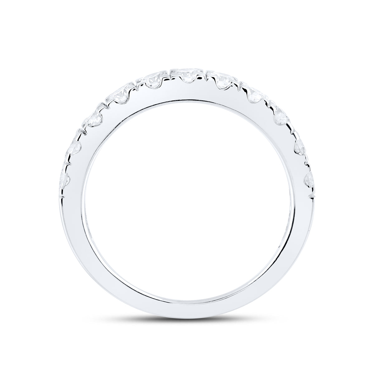 14kt White Gold 3.52 CTW Lab Diamond Bridal Engagement Ring Set