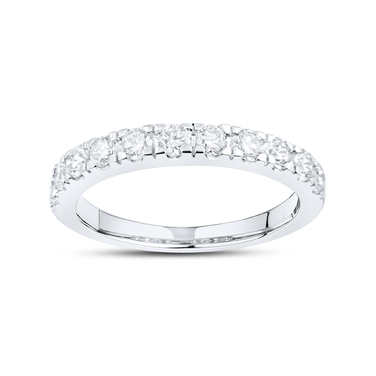 14kt White Gold 3.52 CTW Lab Diamond Bridal Engagement Ring Set