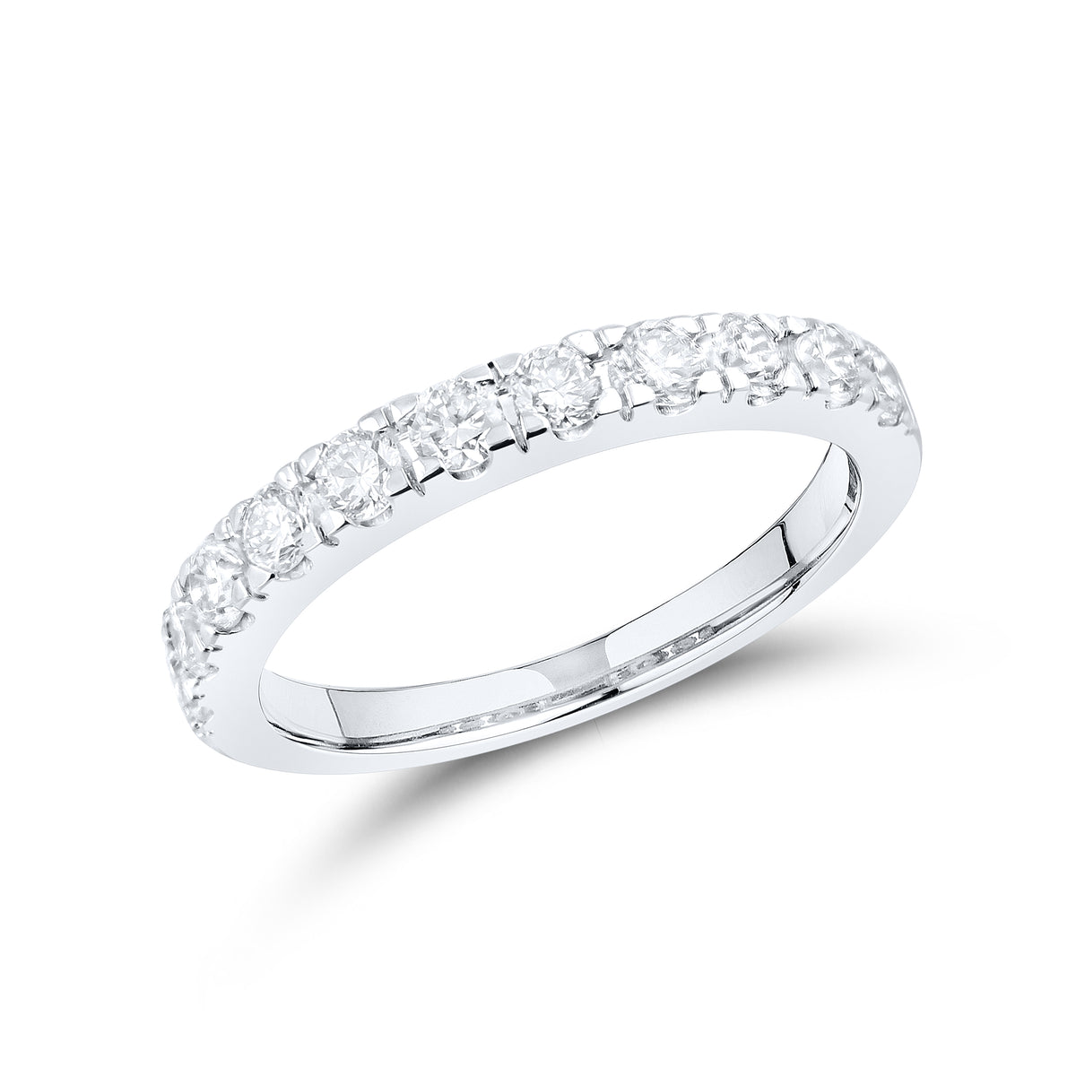 14kt White Gold 3.52 CTW Lab Diamond Bridal Engagement Ring Set