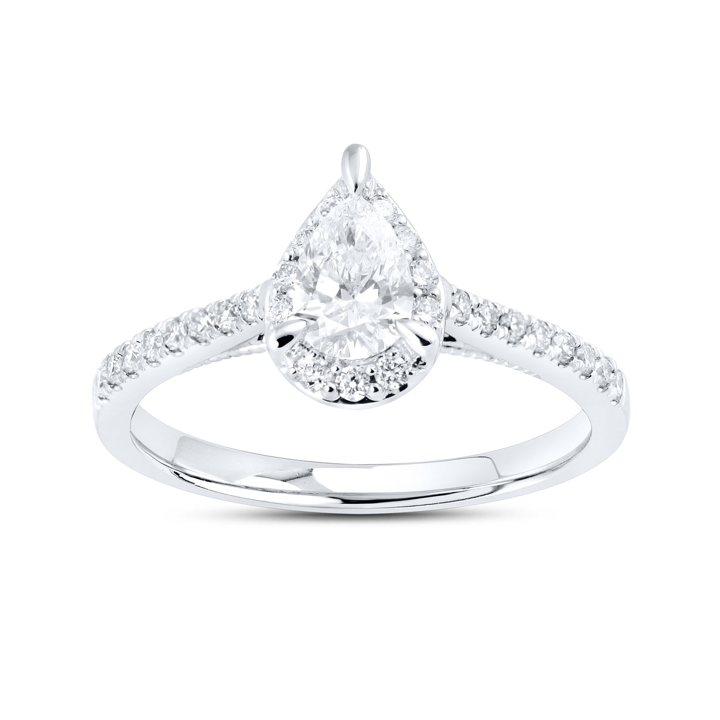 14kt White Gold 0.60ctw Lab Diamond Ring