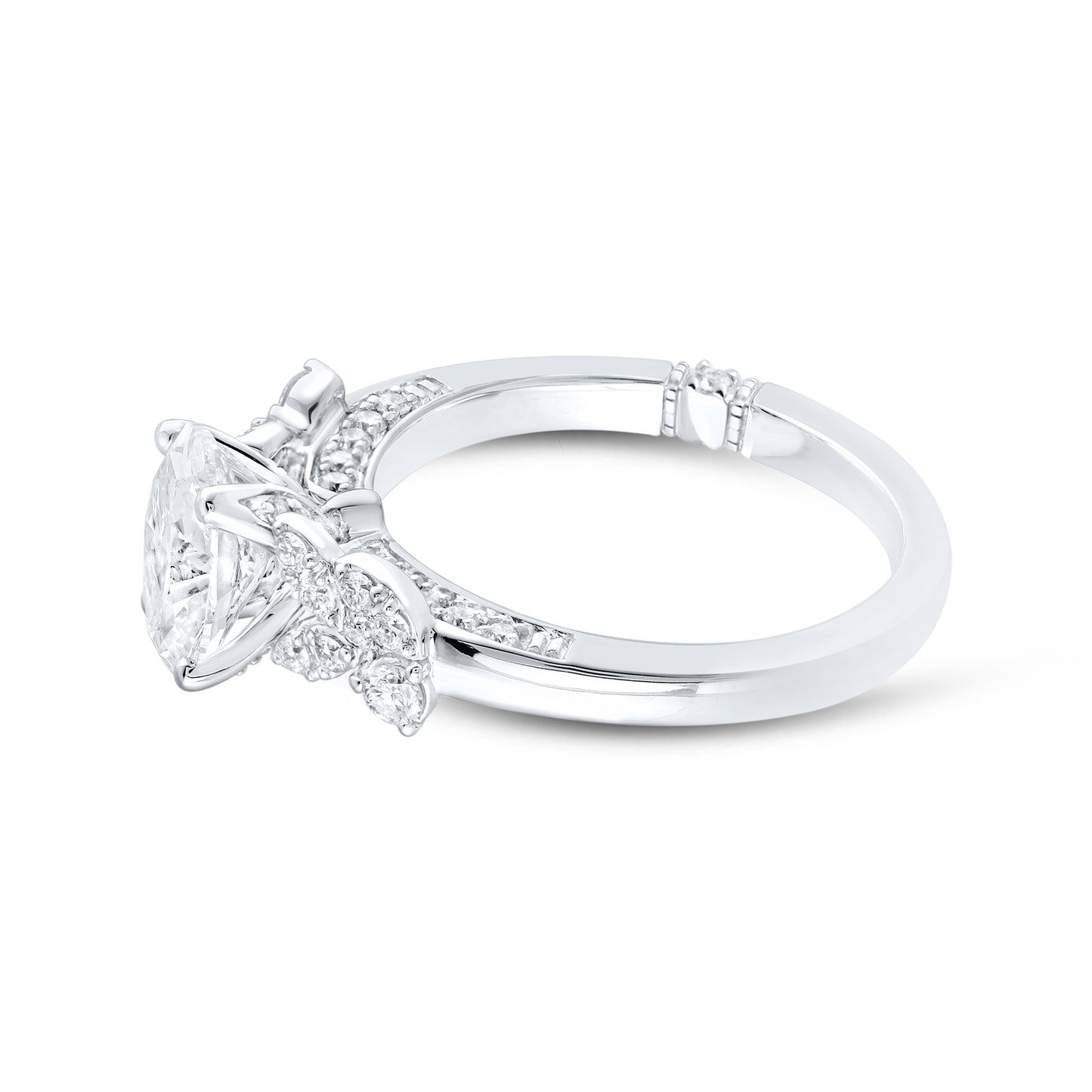 14kt White Gold 2ctw Lab Diamond Ring
