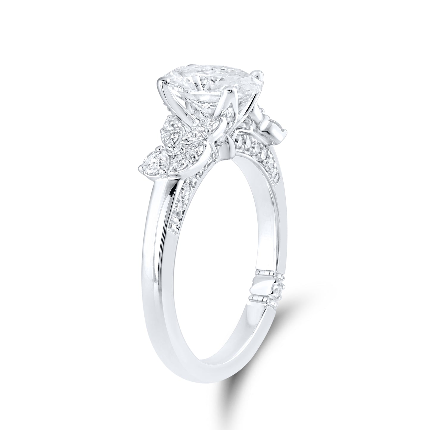 14kt White Gold 2ctw Lab Diamond Ring