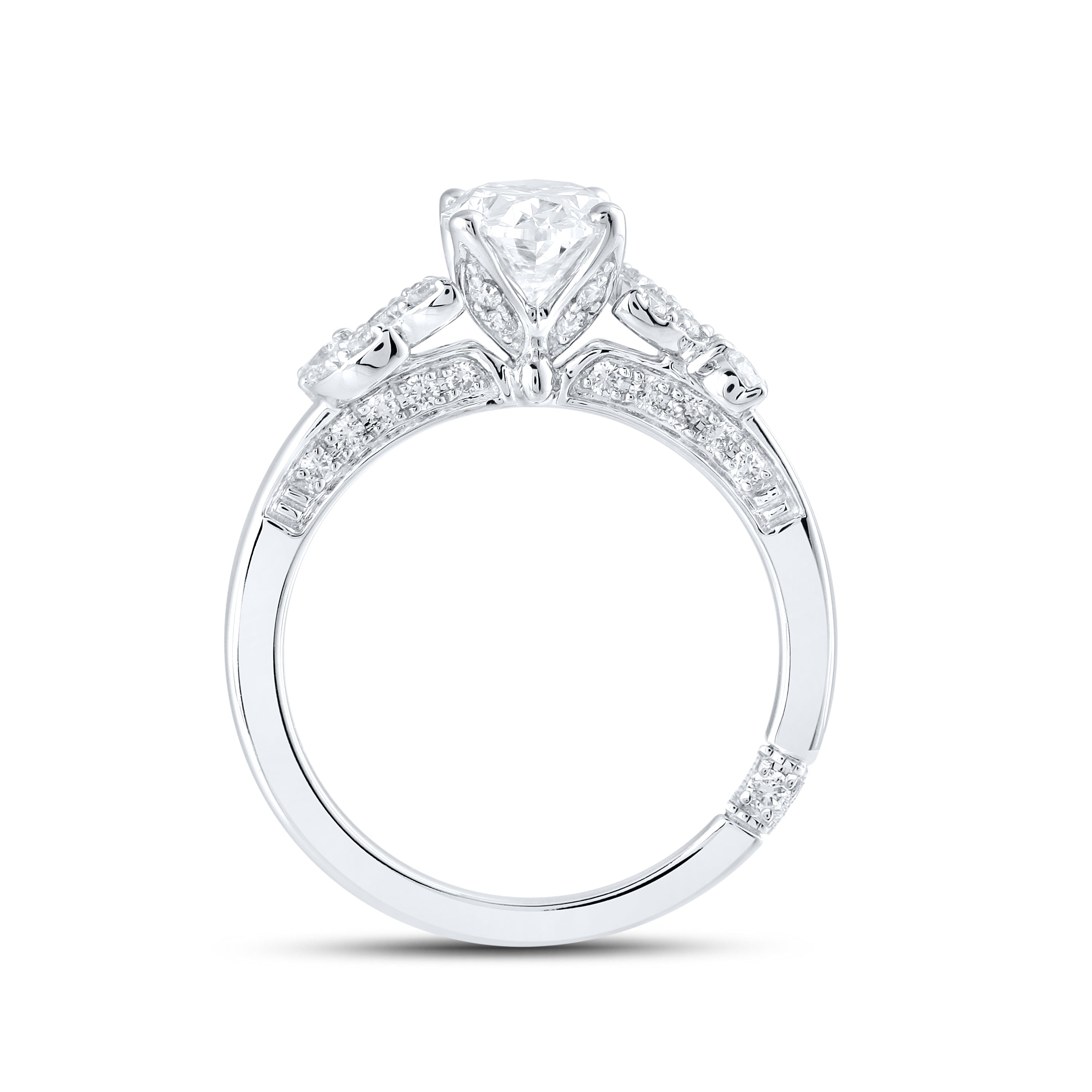 14kt White Gold 2ctw Lab Diamond Ring
