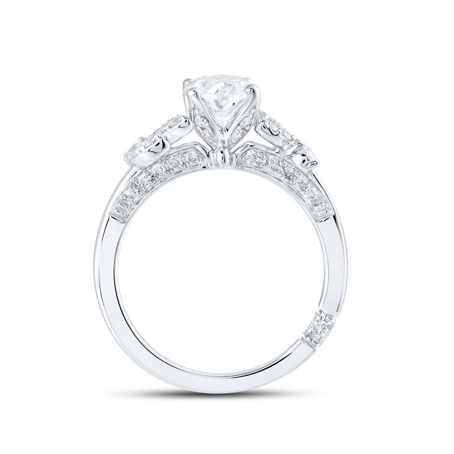 14kt White Gold 2ctw Lab Diamond Ring