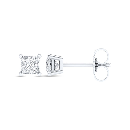 14kt White Gold 0.50 ctw Lab Diamond Studs