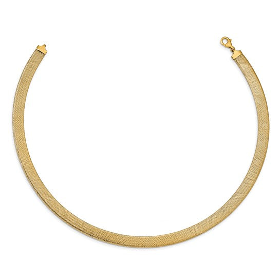 14kt Yellow Gold Polished Mesh Bracelet