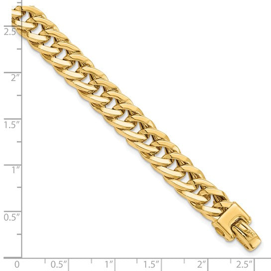 14kt Yellow Gold Polished Men's Bracelet