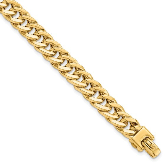 14kt Yellow Gold Polished Men's Bracelet