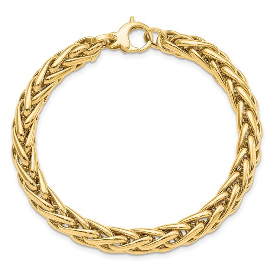 14KT Yellow Gold Polished Fancy Link Bracelet