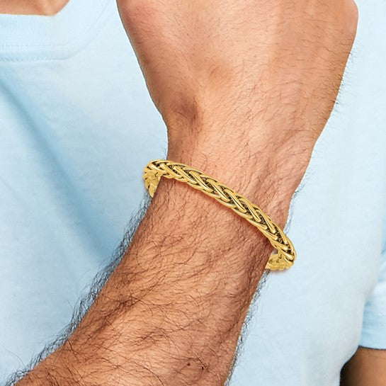 14KT Yellow Gold Polished Fancy Link Bracelet