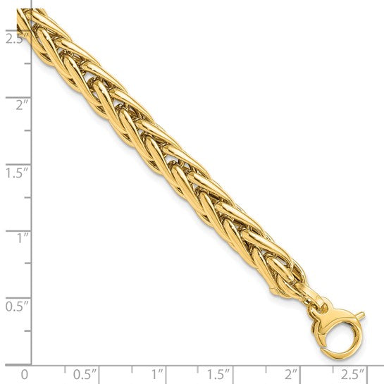 14KT Yellow Gold Polished Fancy Link Bracelet