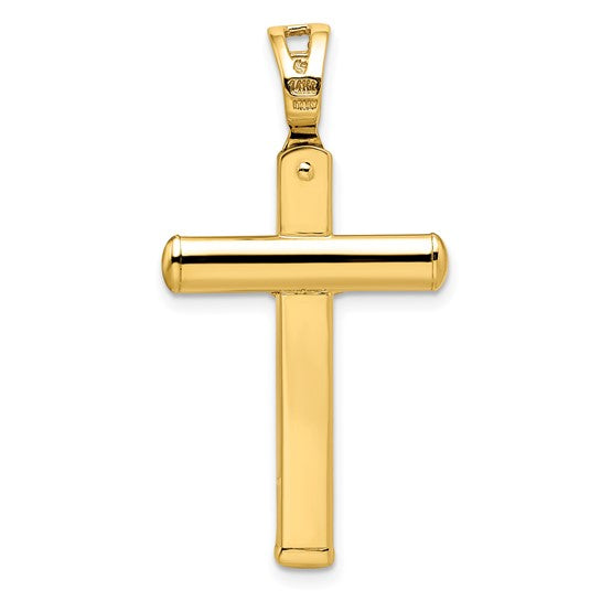14kt Yellow Gold Polished Crucifix Pendant