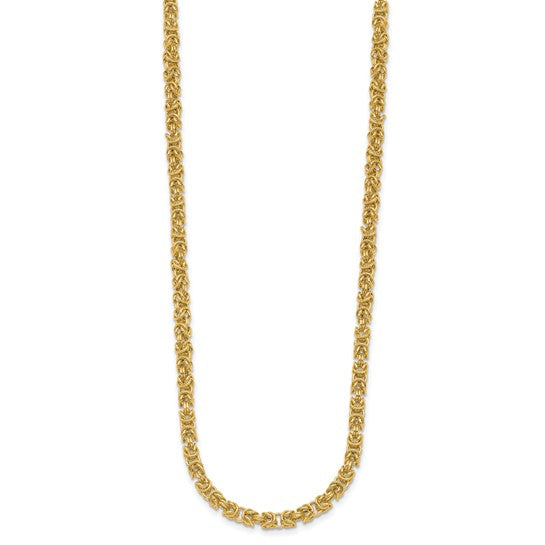 14KT Yellow Gold Polished Fancy Link Necklace