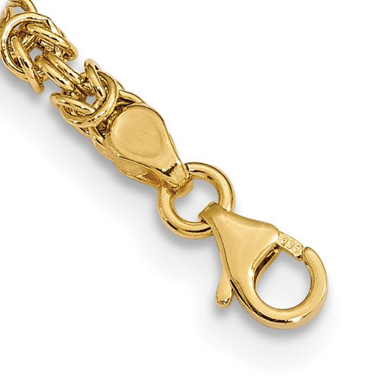 14KT Yellow Gold Polished Fancy Link Necklace
