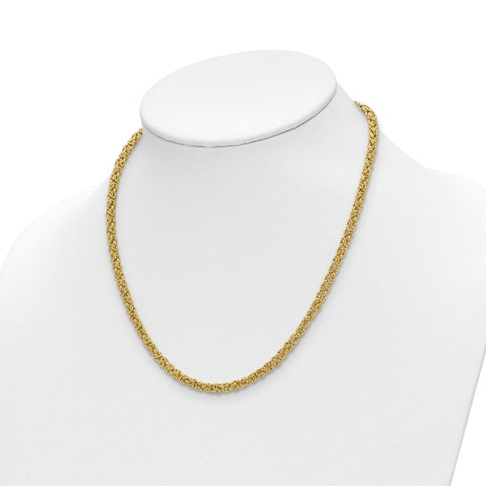 14KT Yellow Gold Polished Fancy Link Necklace