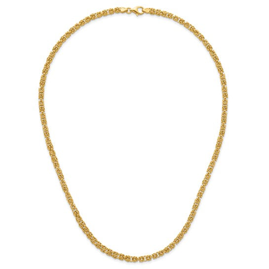 14KT Yellow Gold Polished Fancy Link Necklace