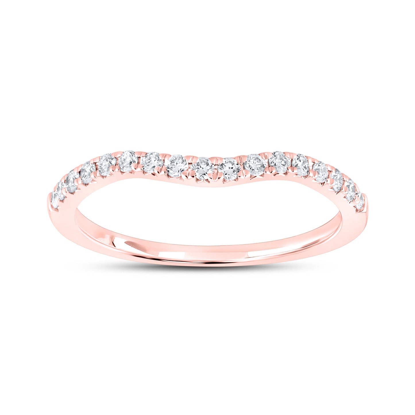 14KT ROSE GOLD LAB DIAMOND BRIDAL SET RING 1.54 CTW