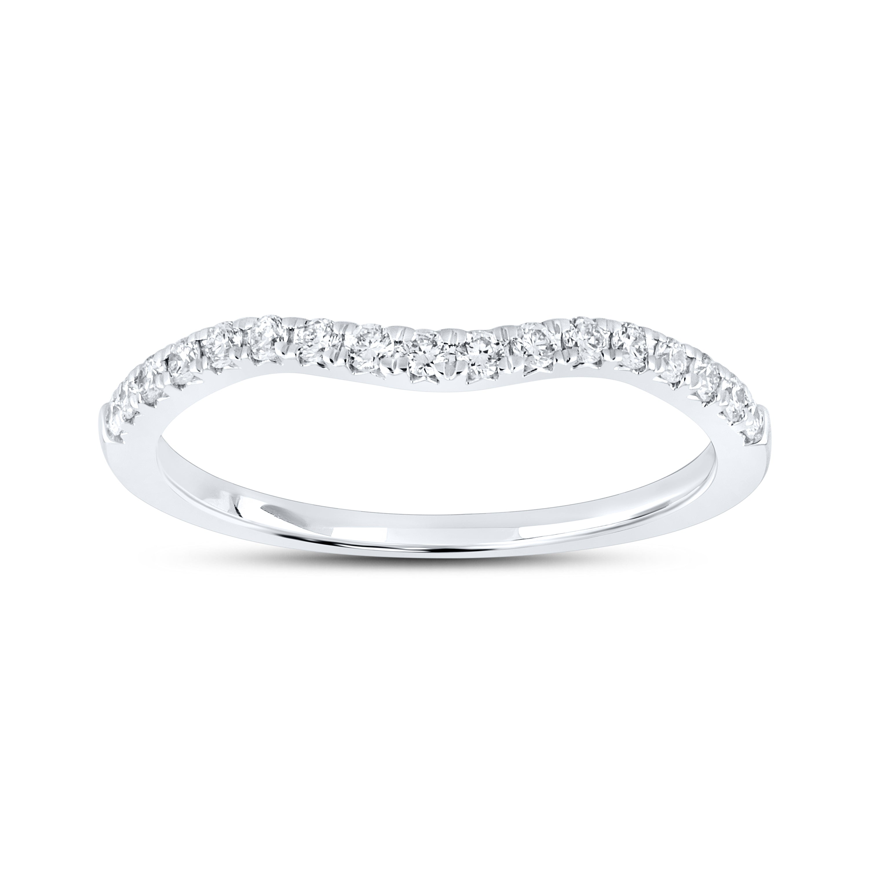10KT WHITE GOLD 1.54 CTW LAB DIAMOND BRIDAL RING SET