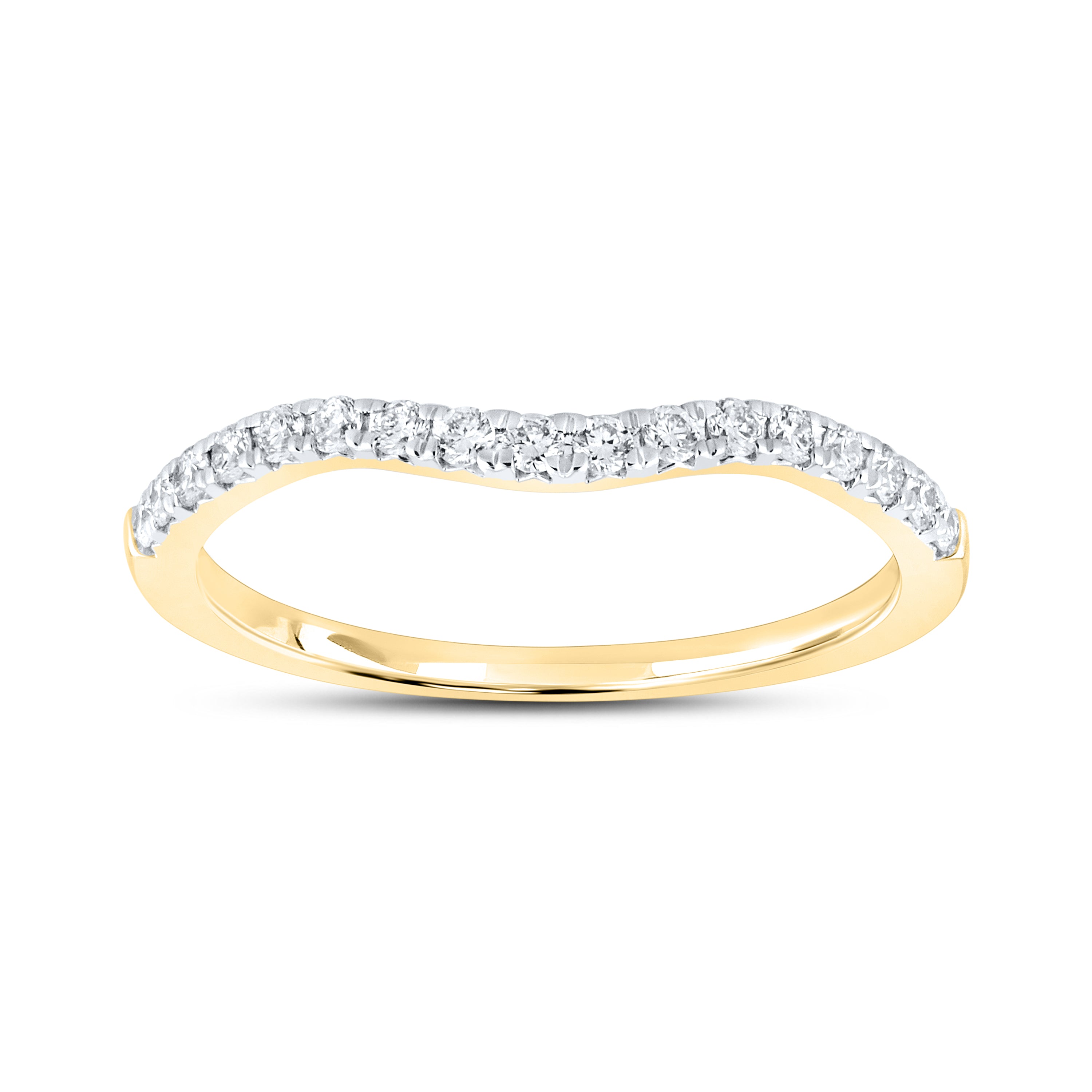10KT YELLOW GOLD 1.54 CTW LAB DIAMOND BRIDAL RING SET