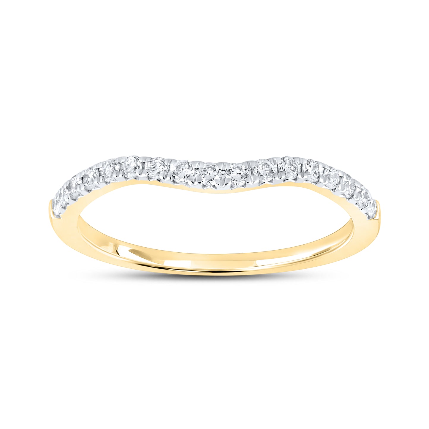 10KT YELLOW GOLD 1.54 CTW LAB DIAMOND BRIDAL RING SET