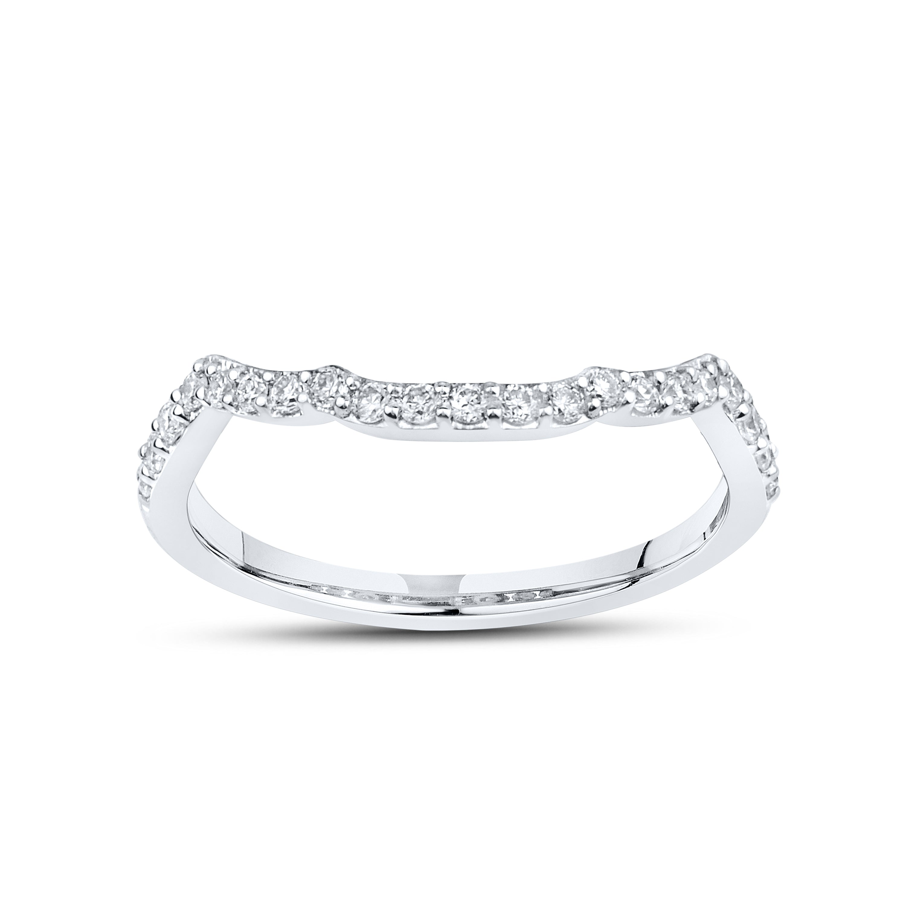14kt White Gold 1.41 CTW Lab Diamond Engagement Ring Set