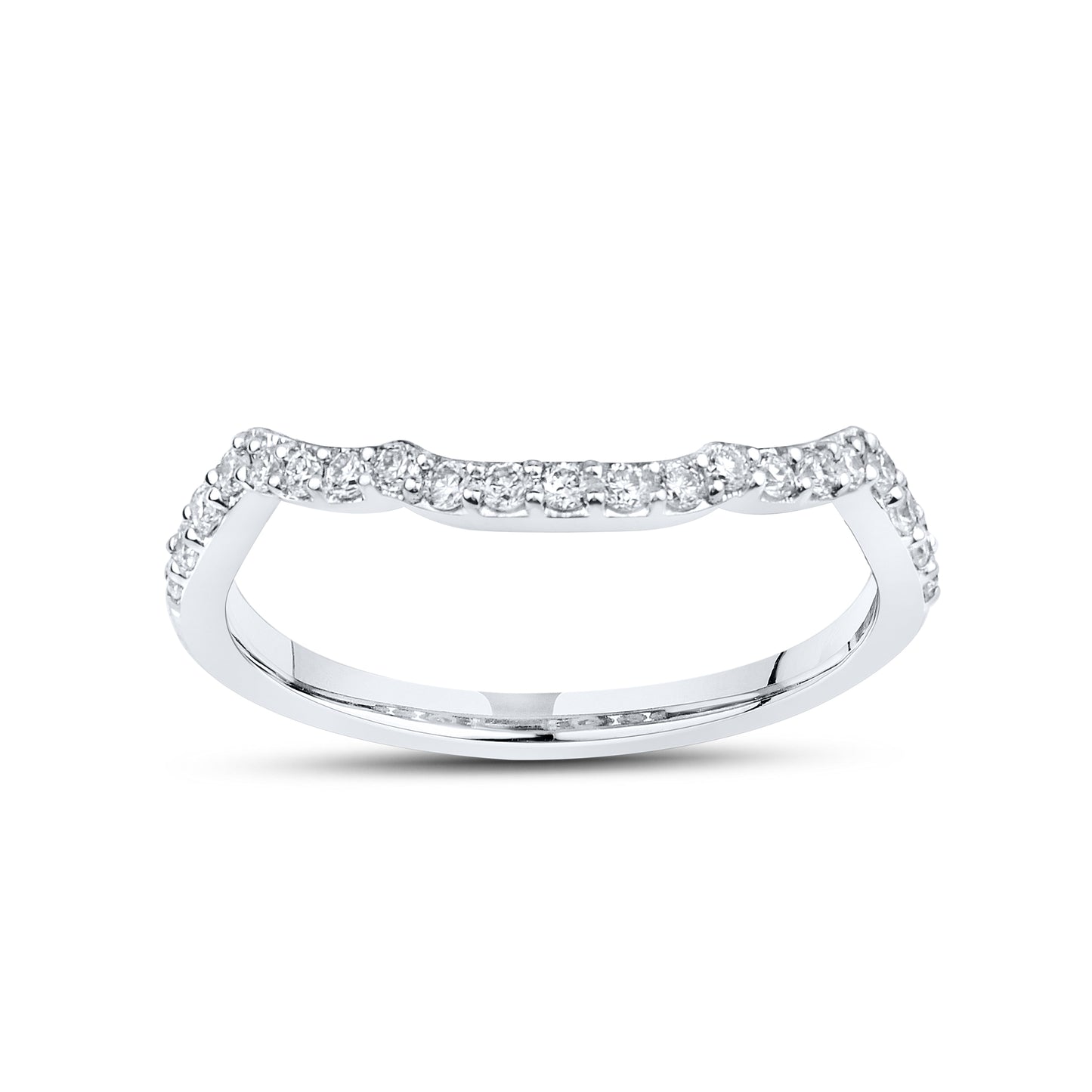 14kt White Gold 1.41 CTW Lab Diamond Engagement Ring Set