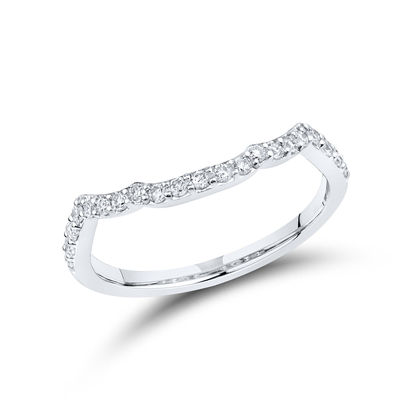 14kt White Gold 1.41 CTW Lab Diamond Engagement Ring Set