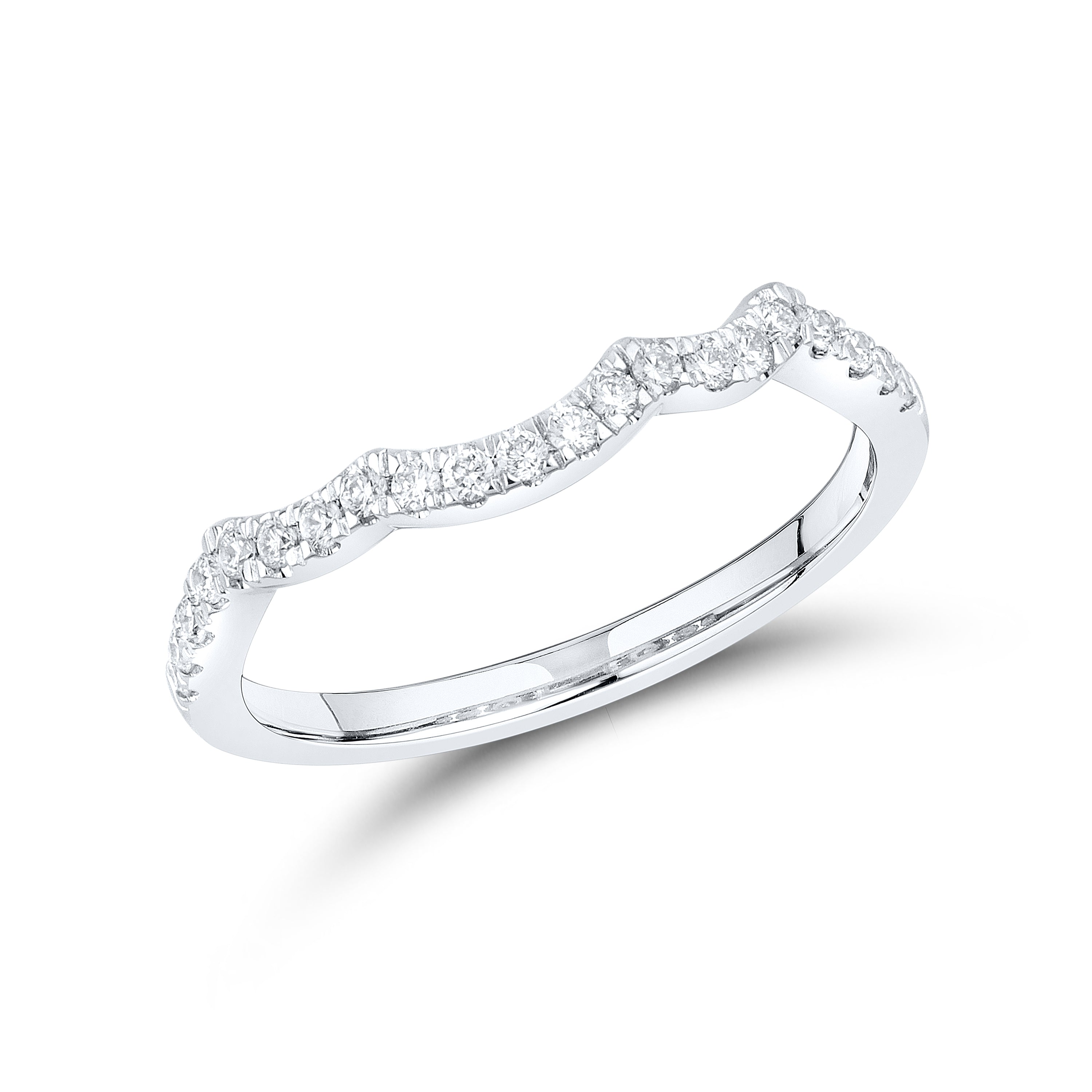 10KT WHITE GOLD 1.43 CTW LAB DIAMOND BRIDAL SET
