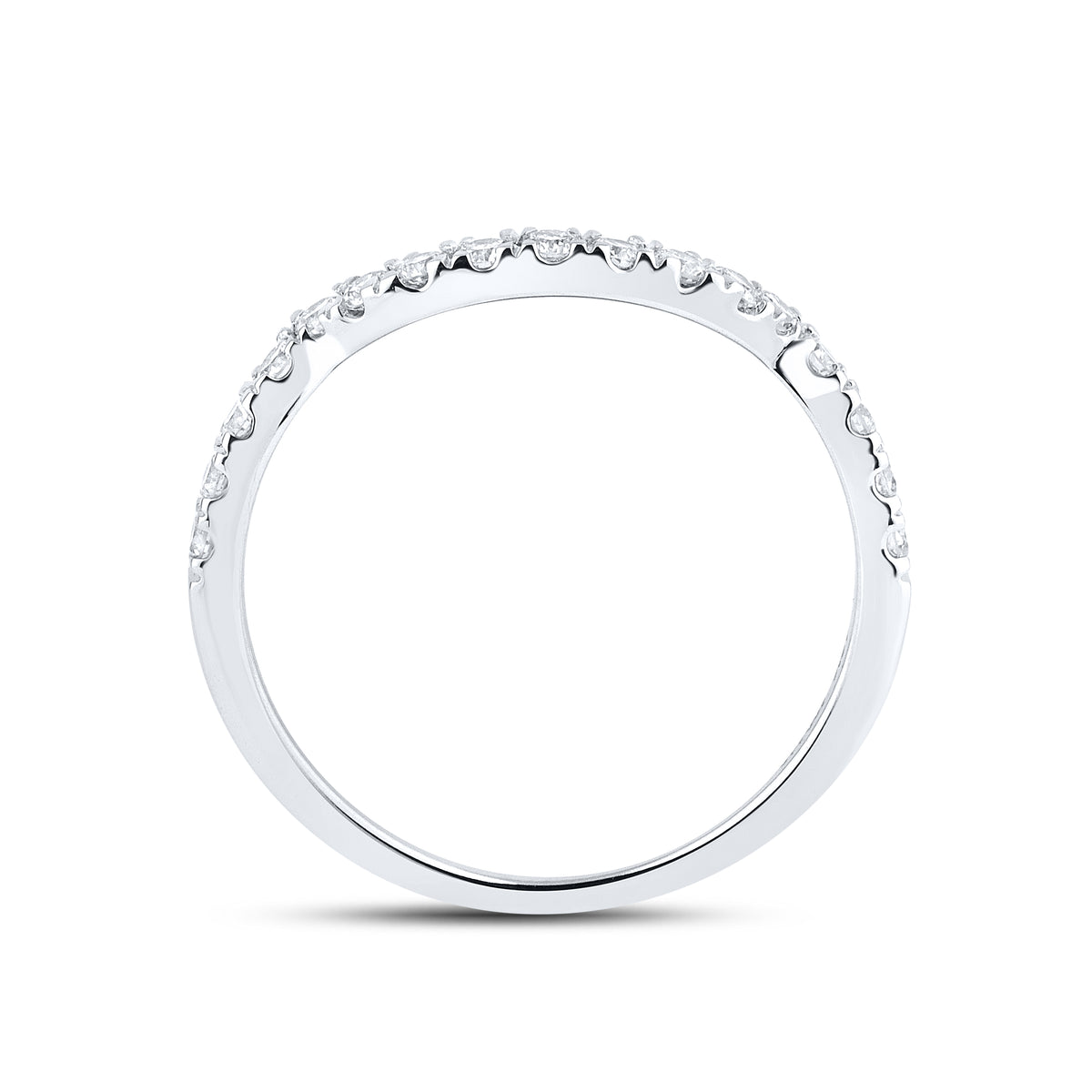 10K WHITE GOLD LAB BRIDAL RING SET 2.91 CTW