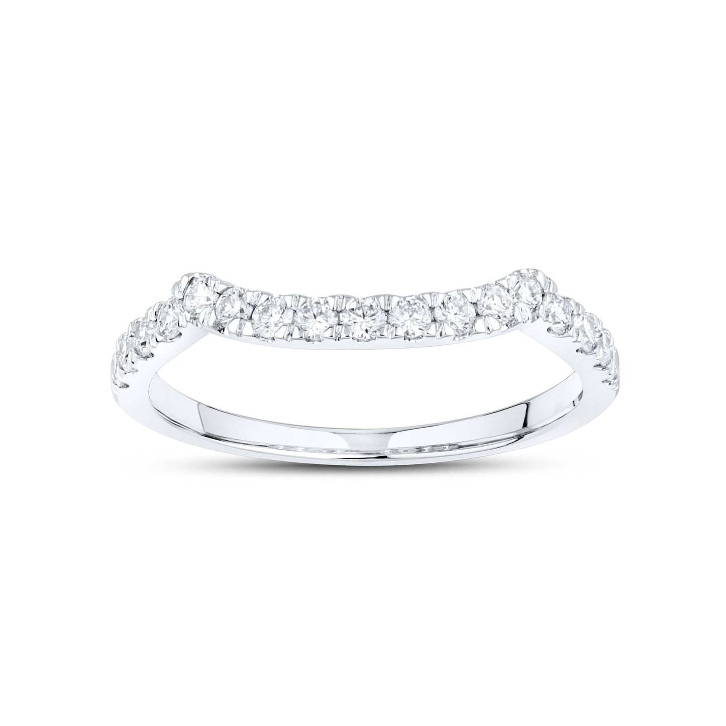 14kt White Gold 2.95 CTW Lab Diamond Engagement Ring Set