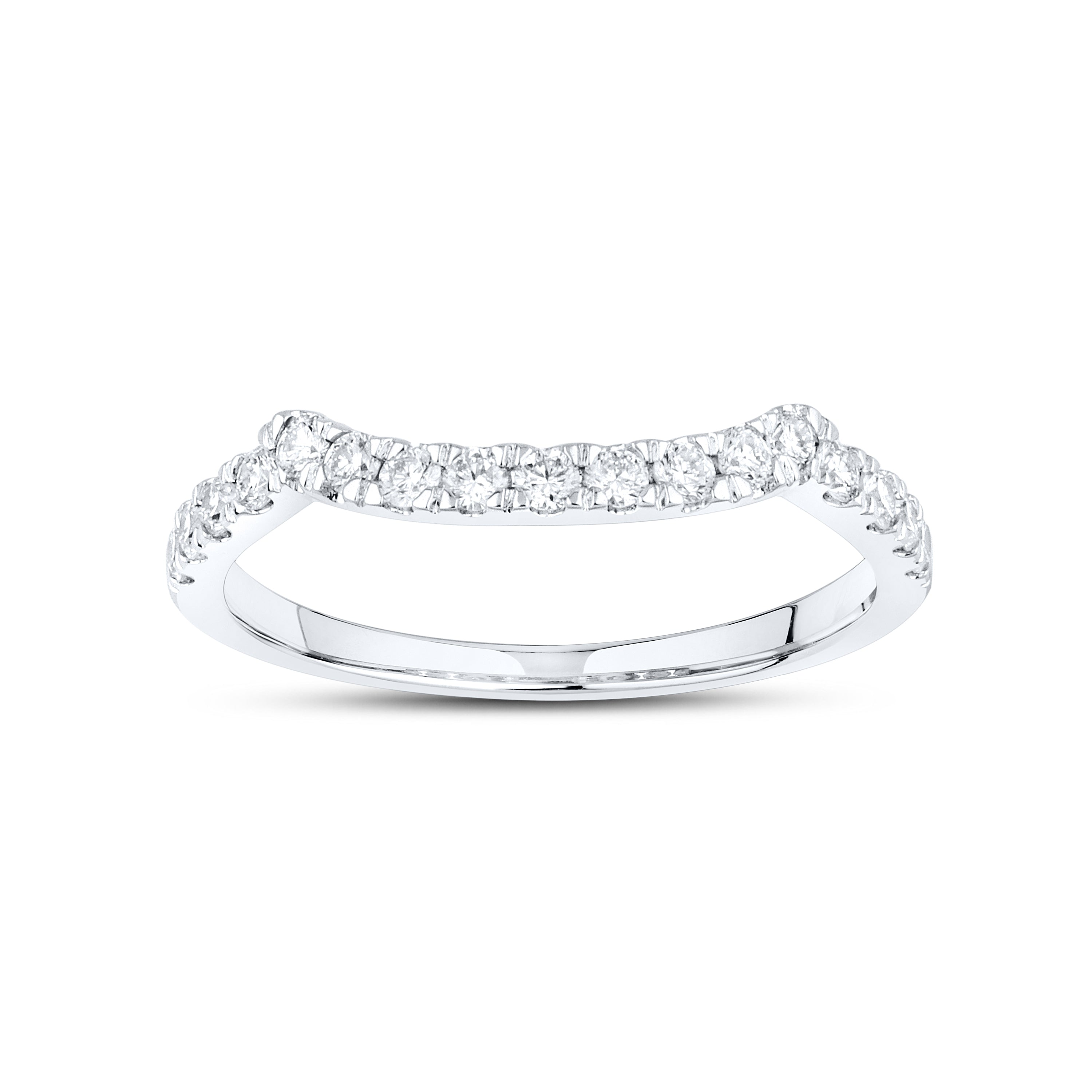 10K WHITE GOLD LAB BRIDAL RING SET 2.91 CTW