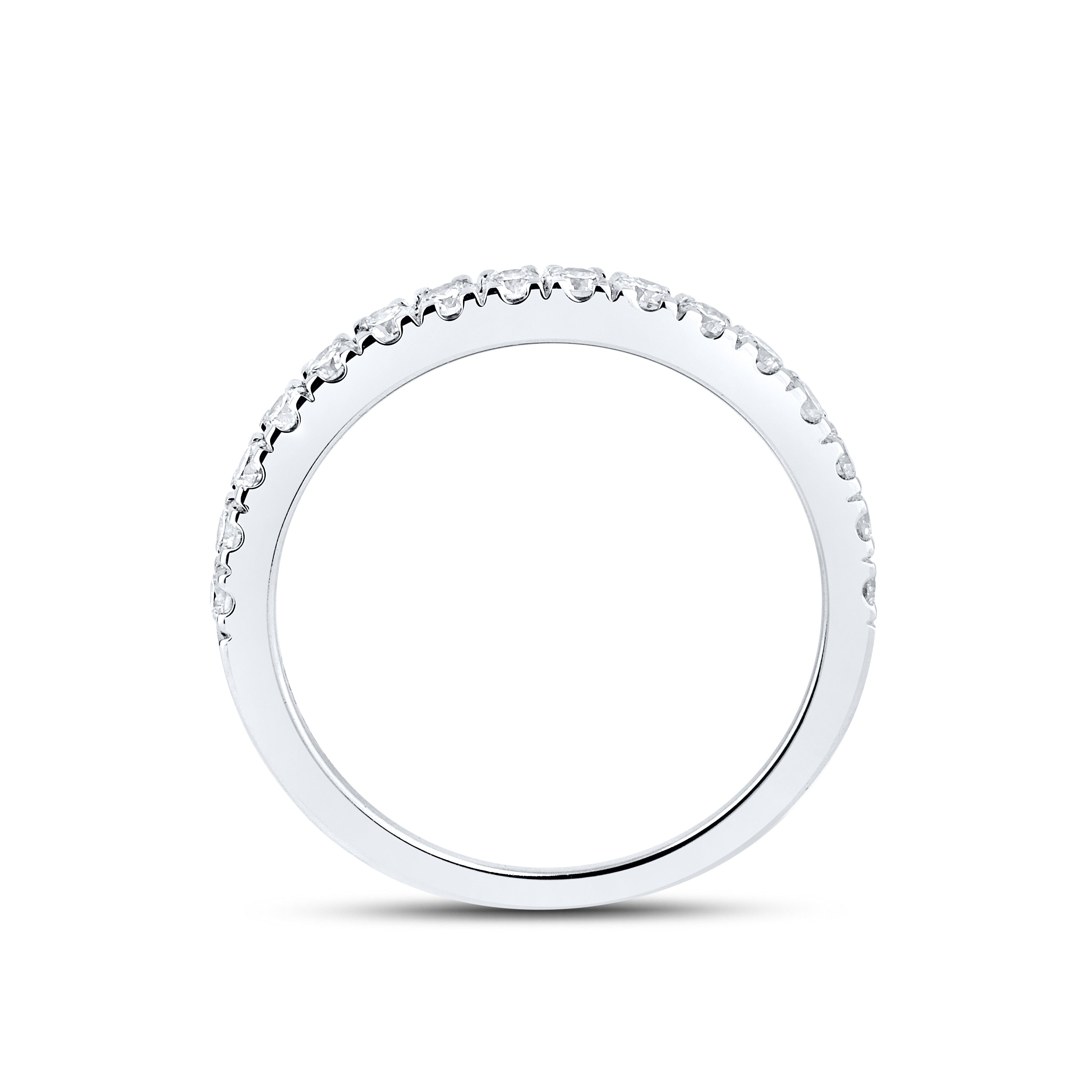 10kt white gold 2.90 CTW Lab Diamond Bridal ring set