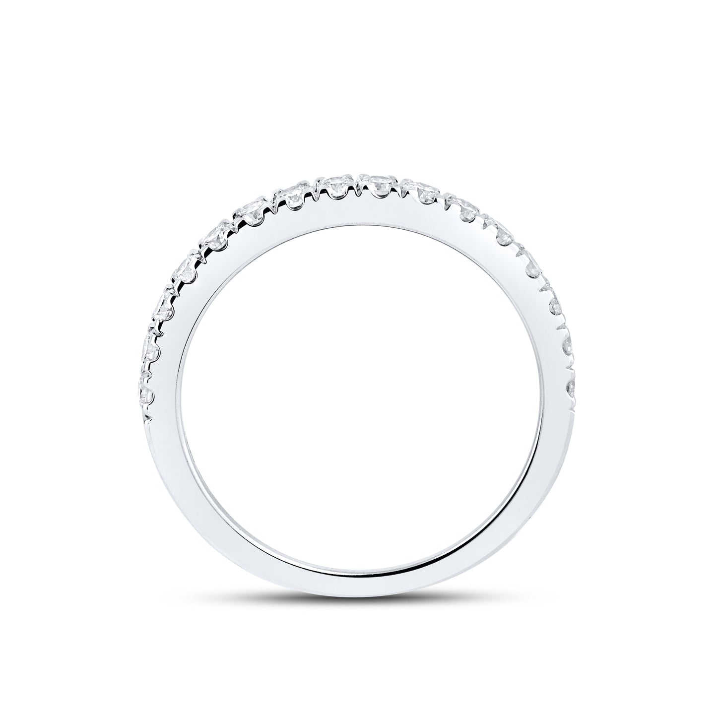 10kt white gold 2.90 CTW Lab Diamond Bridal ring set