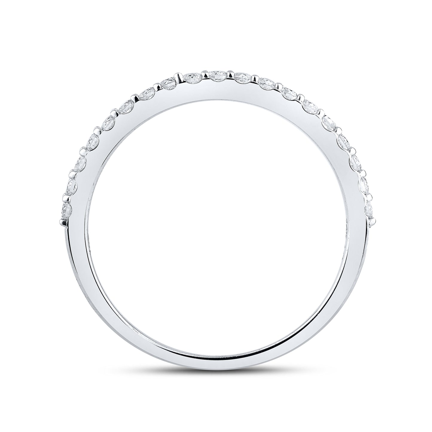 14KT WHITE GOLD 2.87 CTW LAB DIAMOND BRIDAL SET