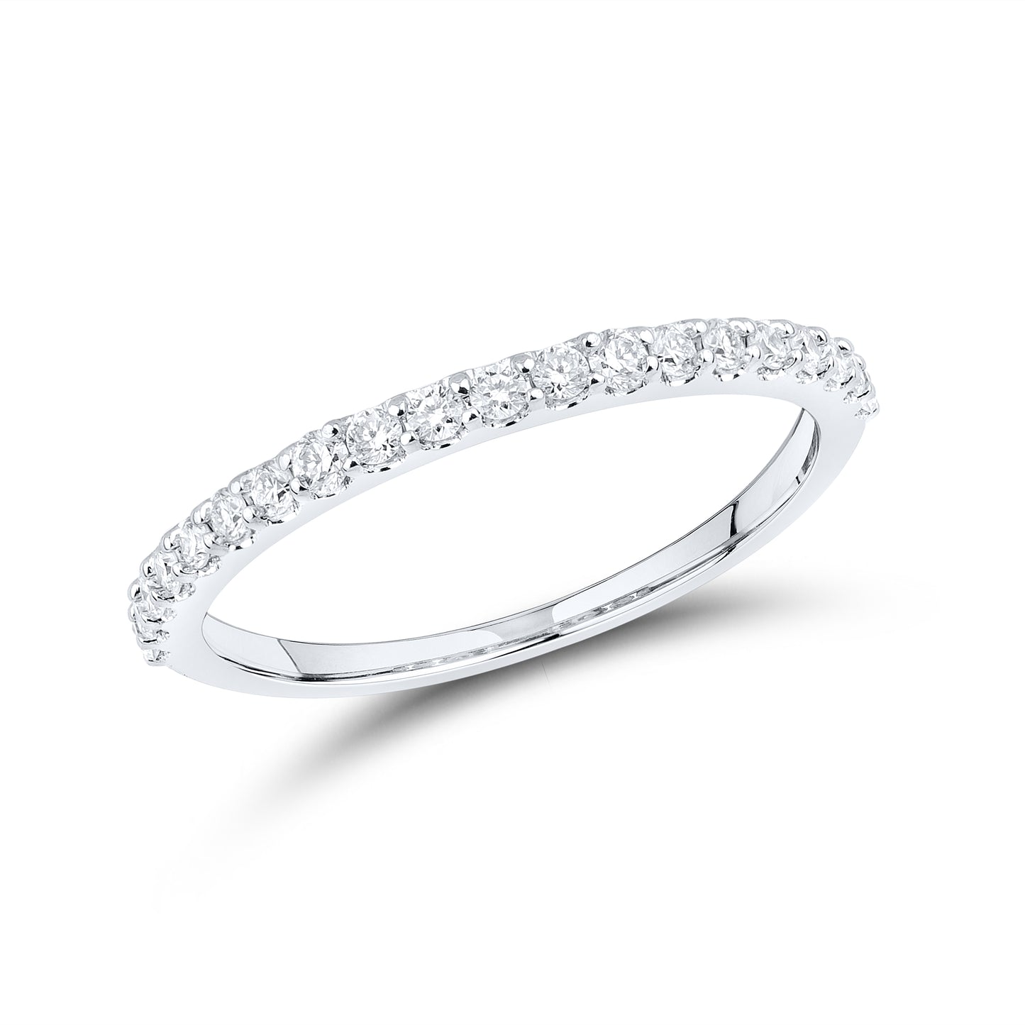 14KT WHITE GOLD 2.87 CTW LAB DIAMOND BRIDAL SET