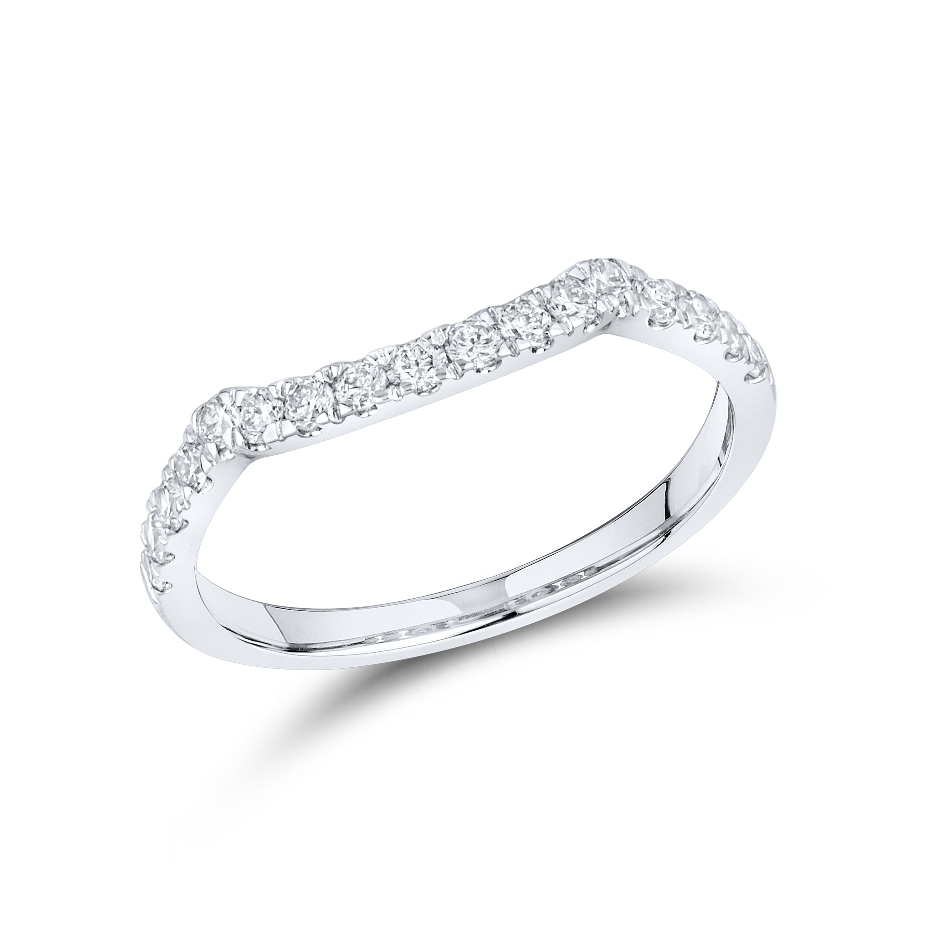 10kt white gold 2.43 CTW Lab Diamond Bridal ring set
