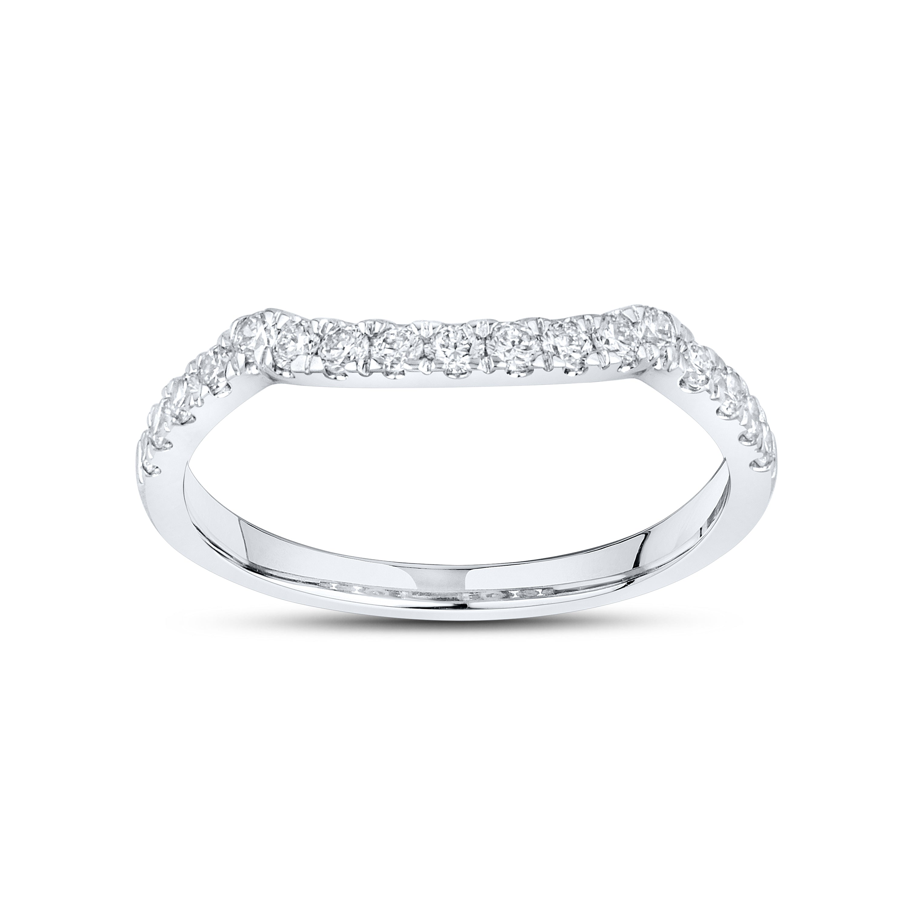10kt white gold 2.43 CTW Lab Diamond Bridal ring set