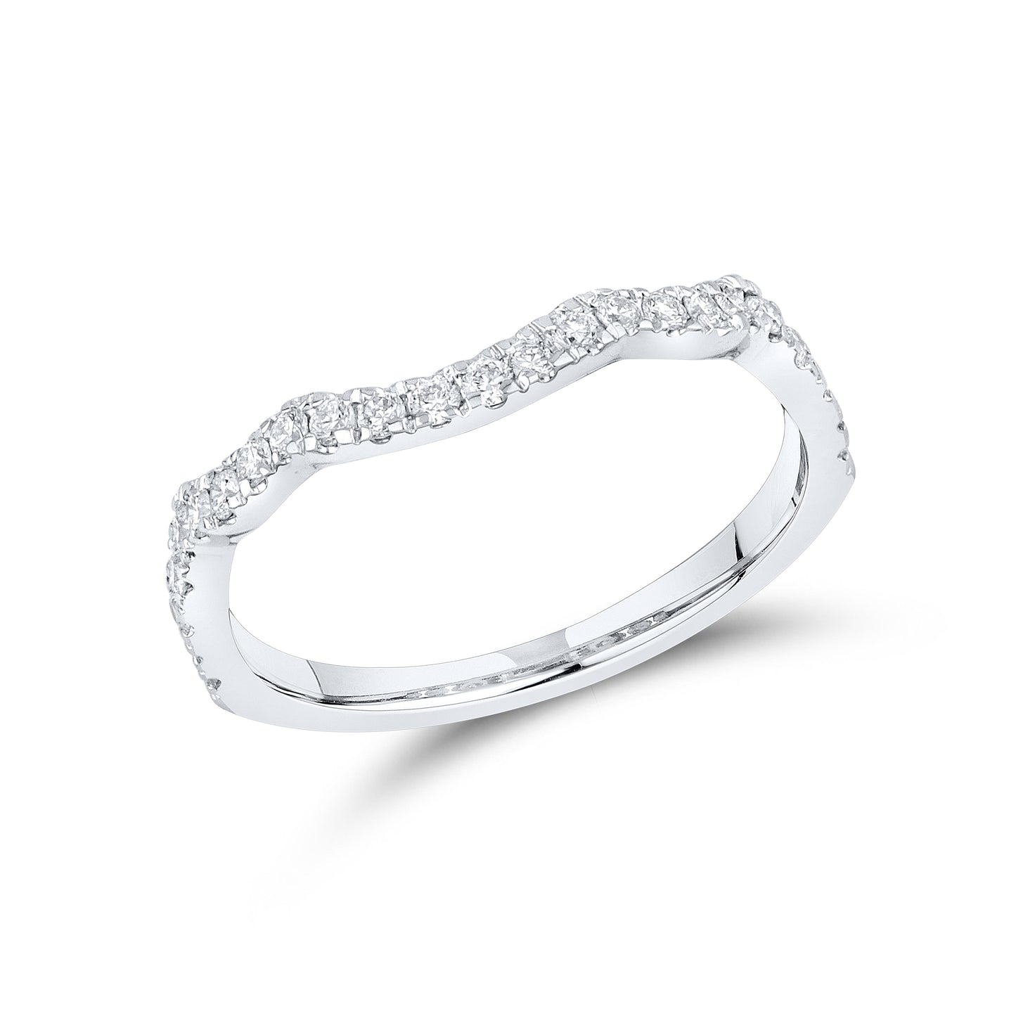 10K WHITE GOLD LAB DIAMOND RING 2.39 CTW