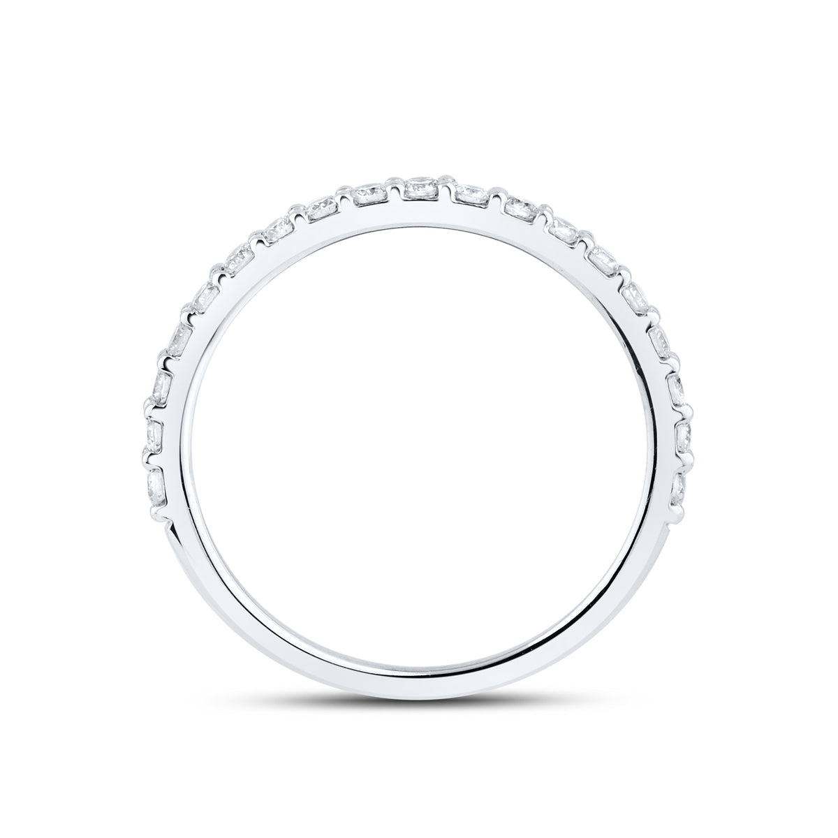 14k White Gold 2.38 ctw Lab Diamond Bridal Ring Set