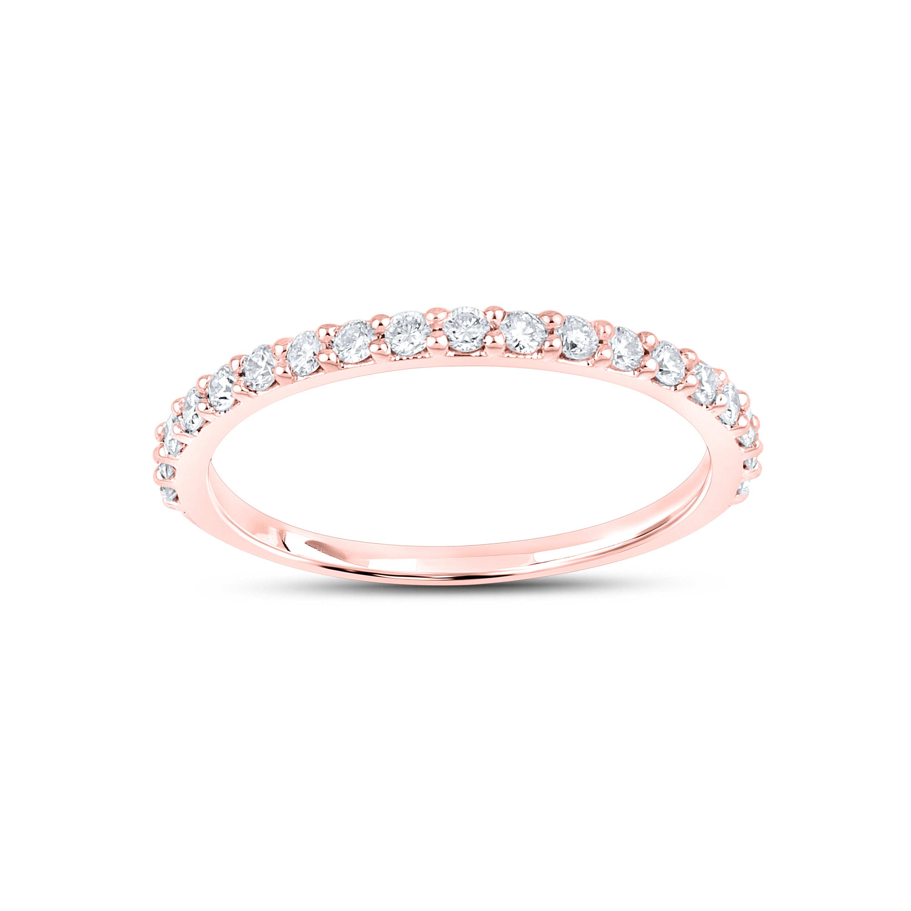 14kt Rose Gold 2.55 CTW Lab Diamond Engagement Ring Set
