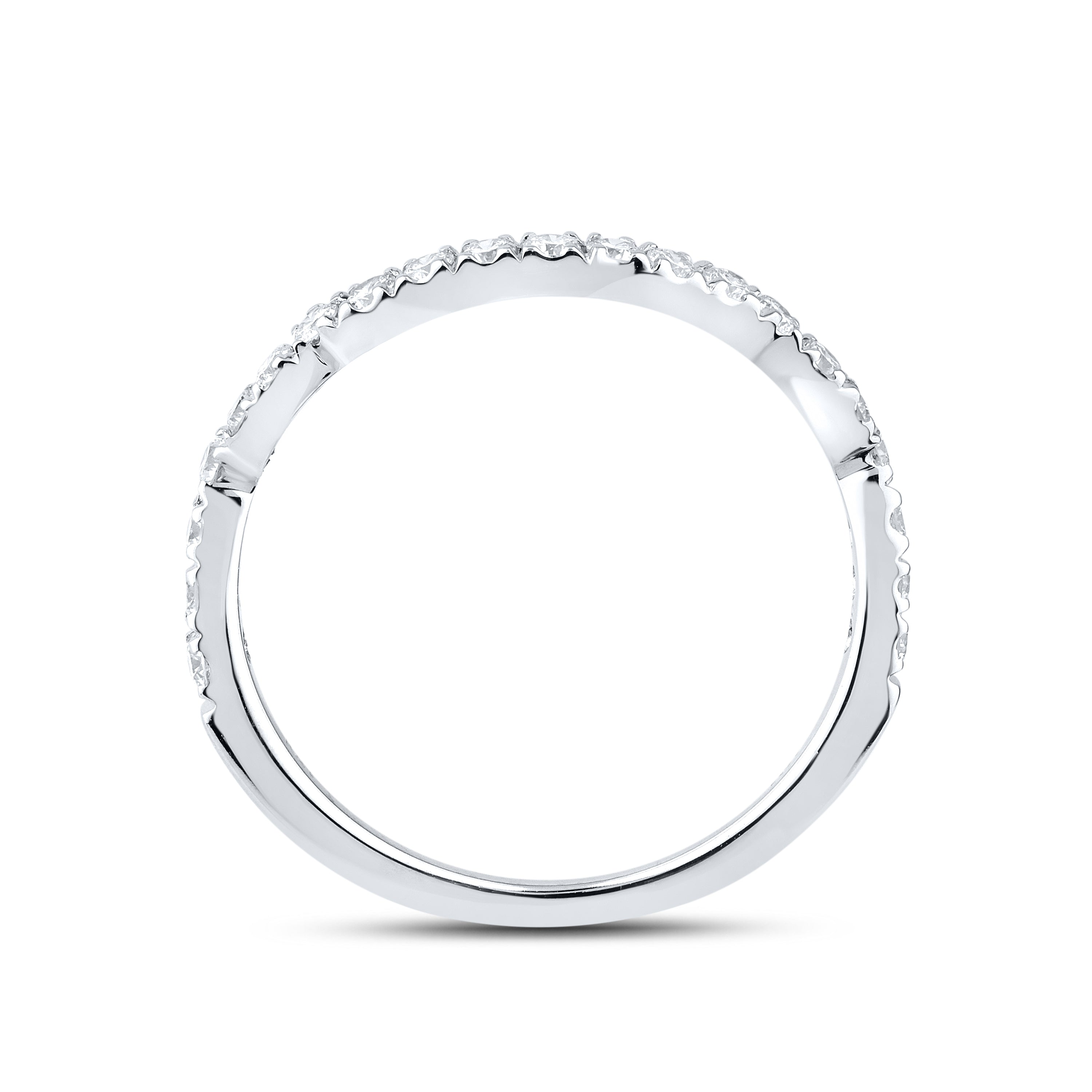 14k white gold 3.44 CTW Lab Diamond Bridal ring set