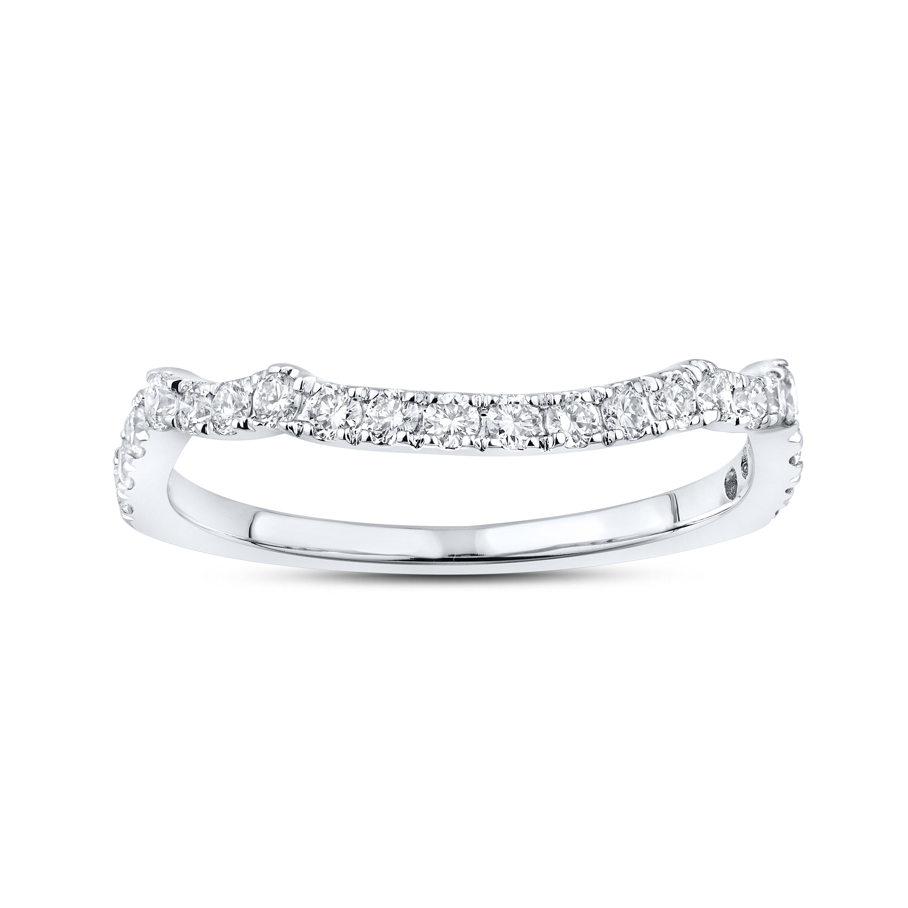 14k white gold 3.44 CTW Lab Diamond Bridal ring set