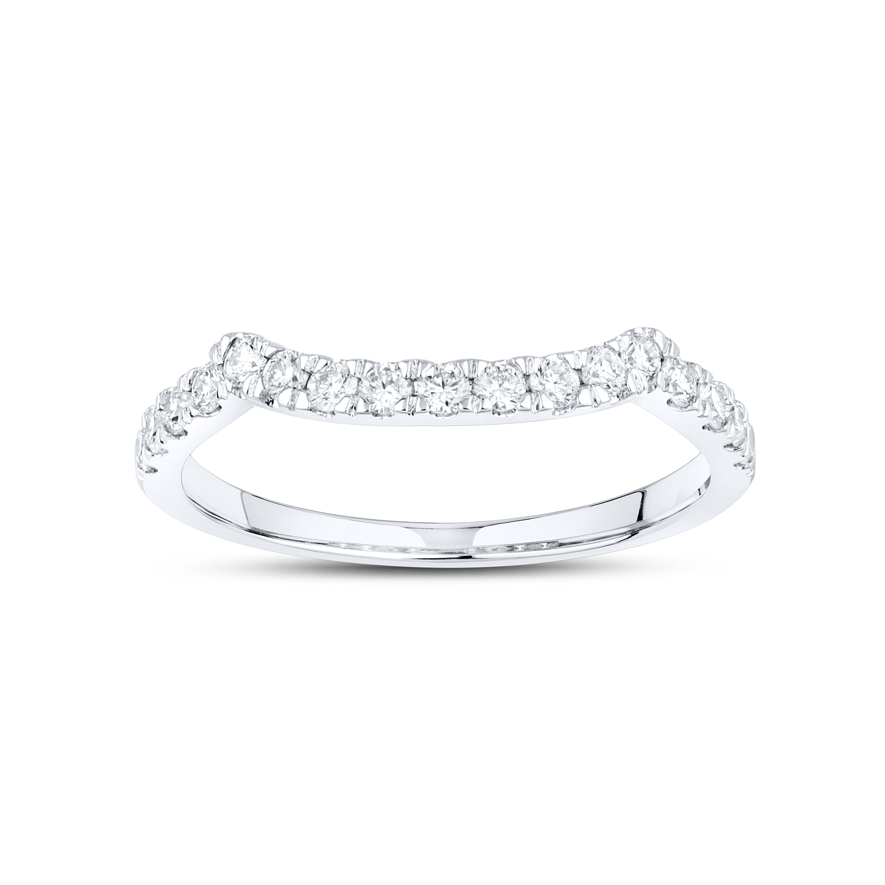 10kt white gold 3.38 CTW Lab Diamond Bridal ring set