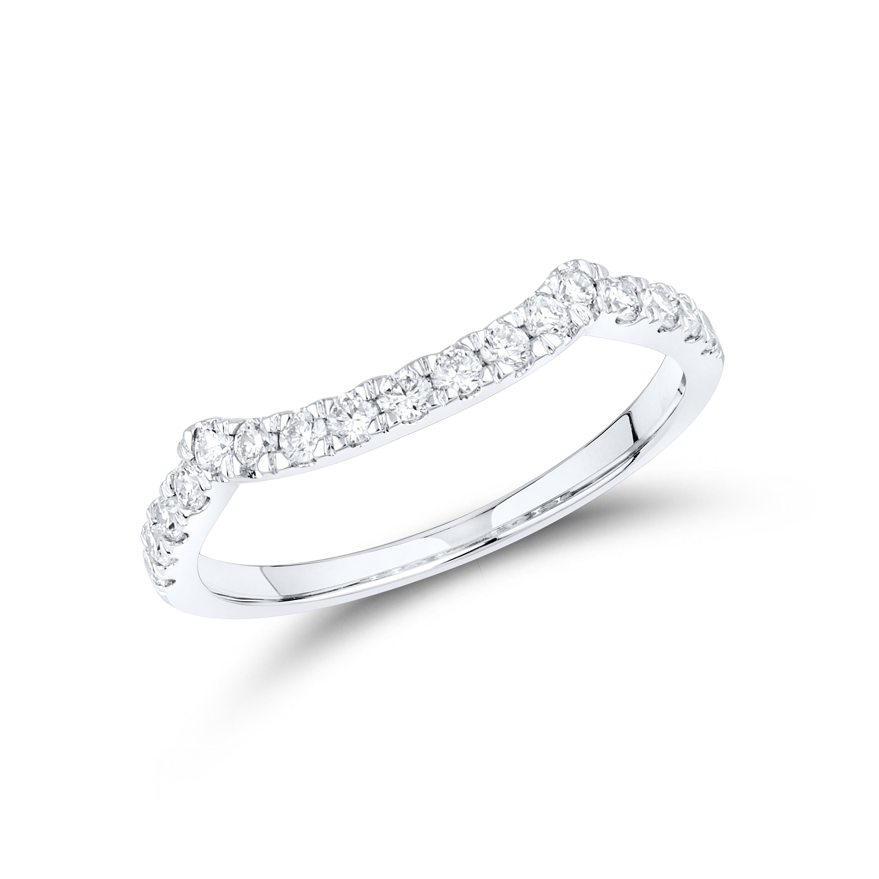10kt white gold 3.38 CTW Lab Diamond Bridal ring set