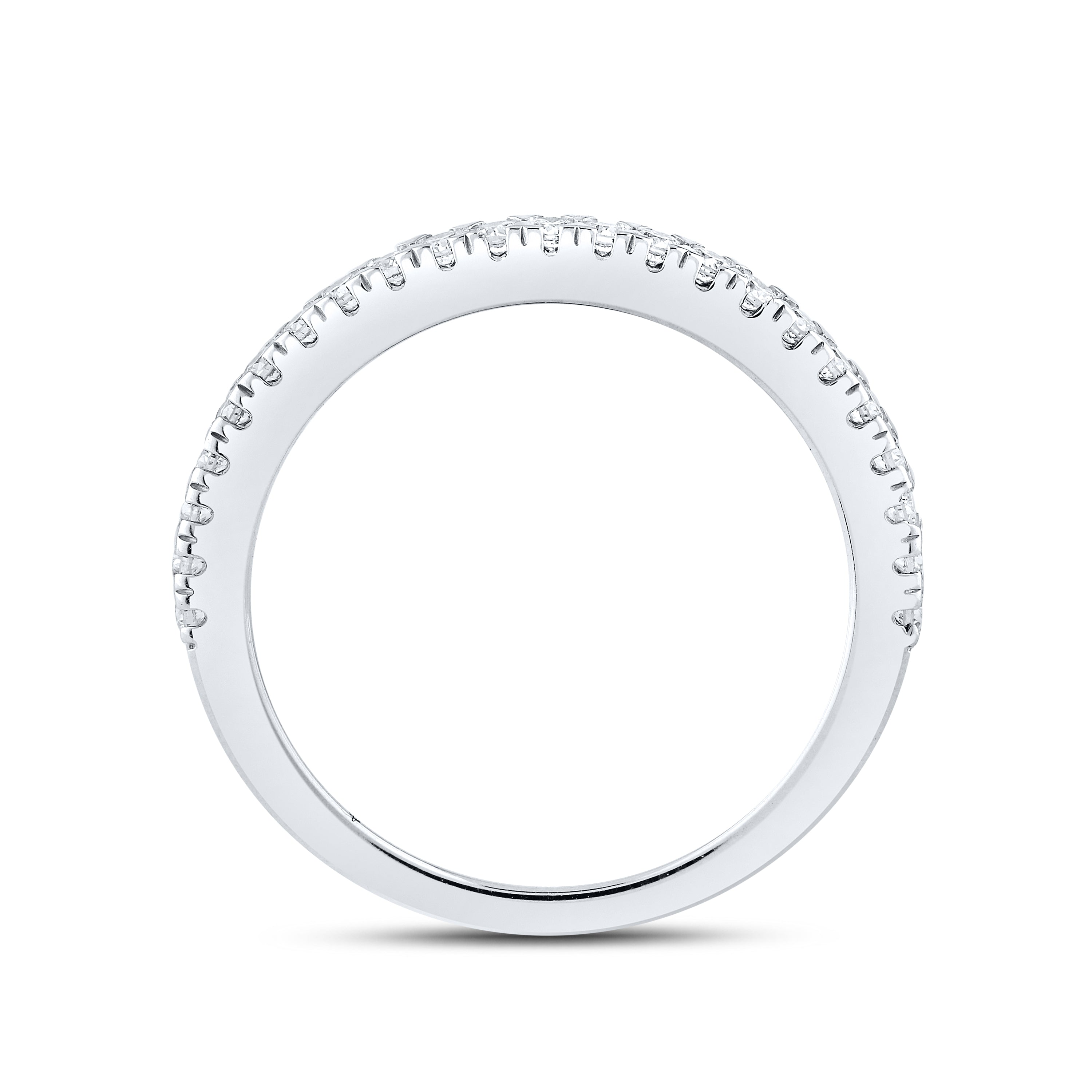 14kt White Gold 5.52 CTW Lab Diamond Bridal Ring Set