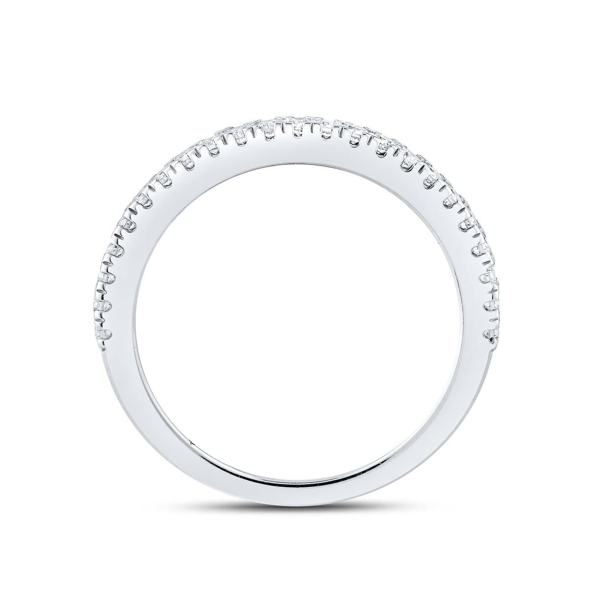 14kt White Gold 5.52 CTW Lab Diamond Bridal Ring Set