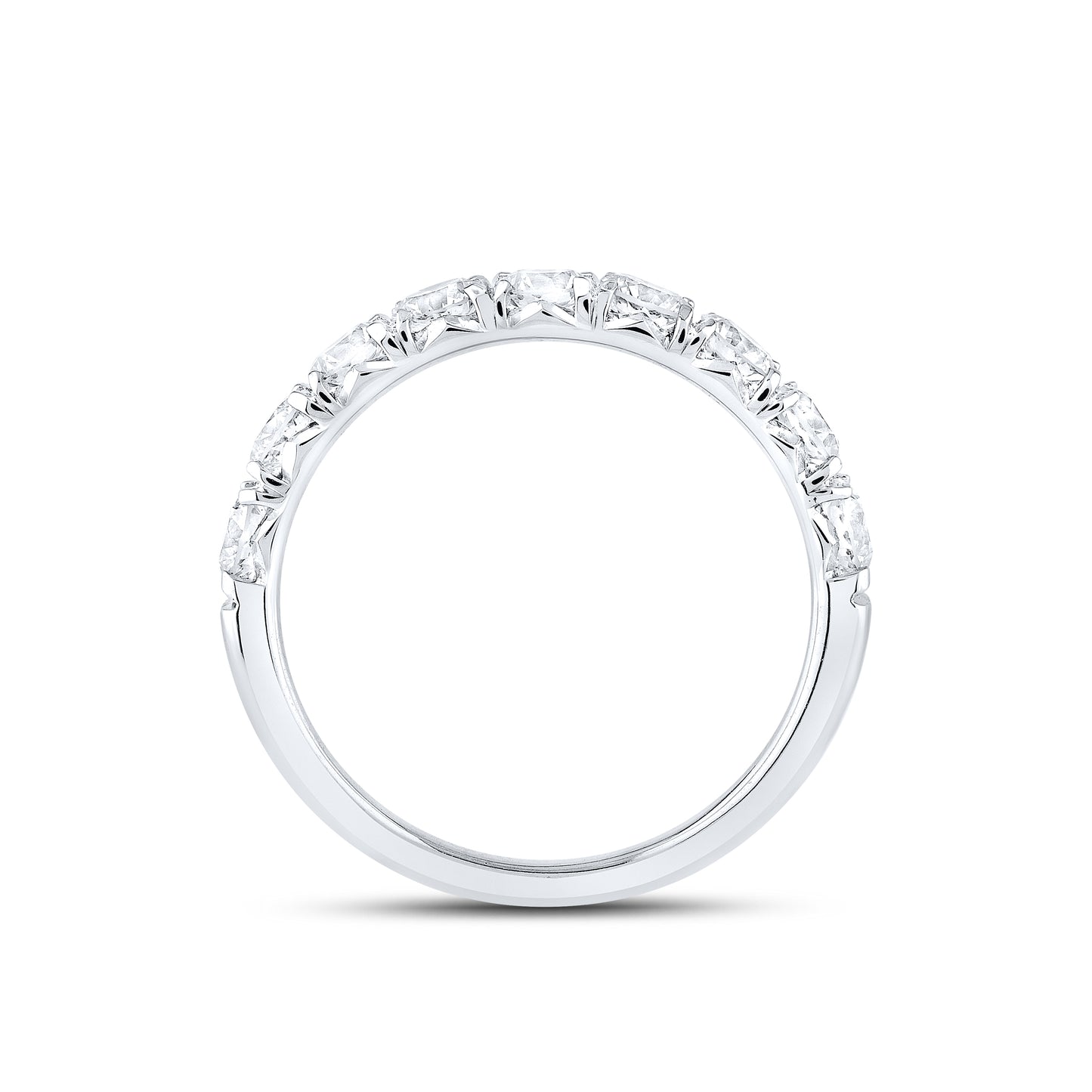14KT WHITE GOLD 5.40 CTW Princess Shape LAB DIAMOND BRIDAL SET
